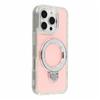 Case for iPhone 16 Pro - TPU+PC, Pink, With Stand