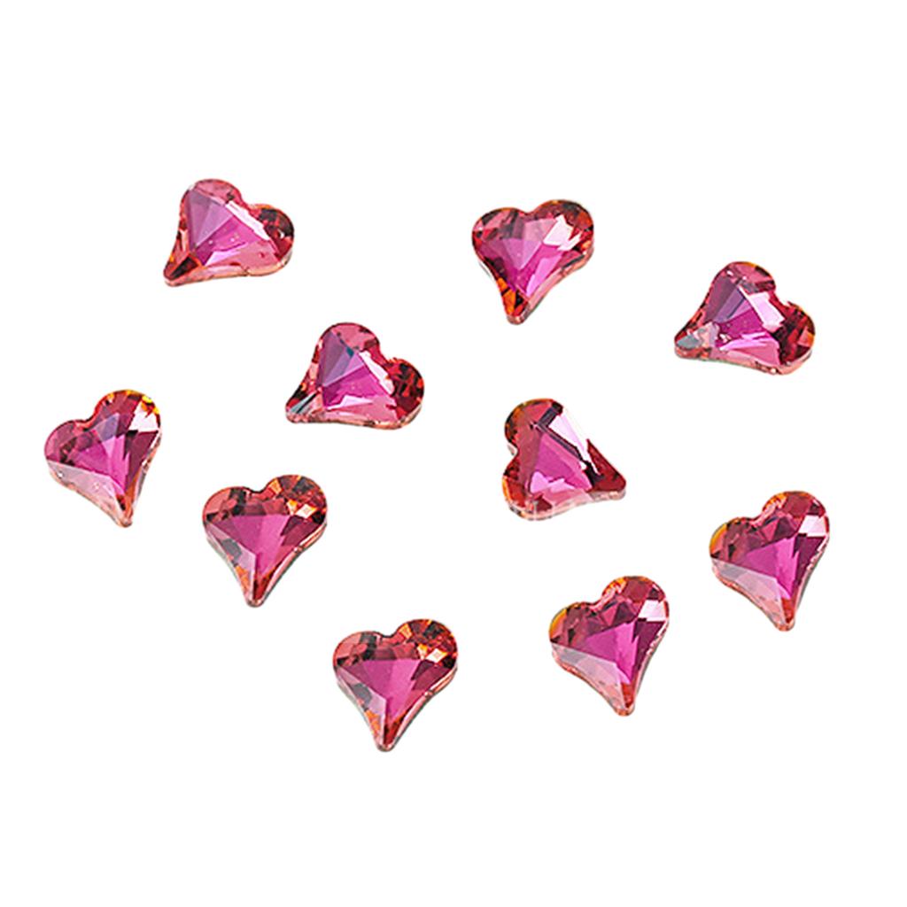 10Pcs Rhinestone Set Multi-Shapes Glitter Stones Rhinestones Nails Crystal Nail Art Rhinestones DIY Nail Art Accessory