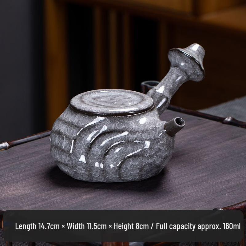 Black Ice Ceramic Teapot