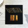 Hollow Triangle Background Cutting Dies for DIY Scrapbook Photo Album Card Decor
