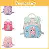 Adorable Cartoon Children's Backpack Girls Kindergarten Lightweight Pu Bag Breathable