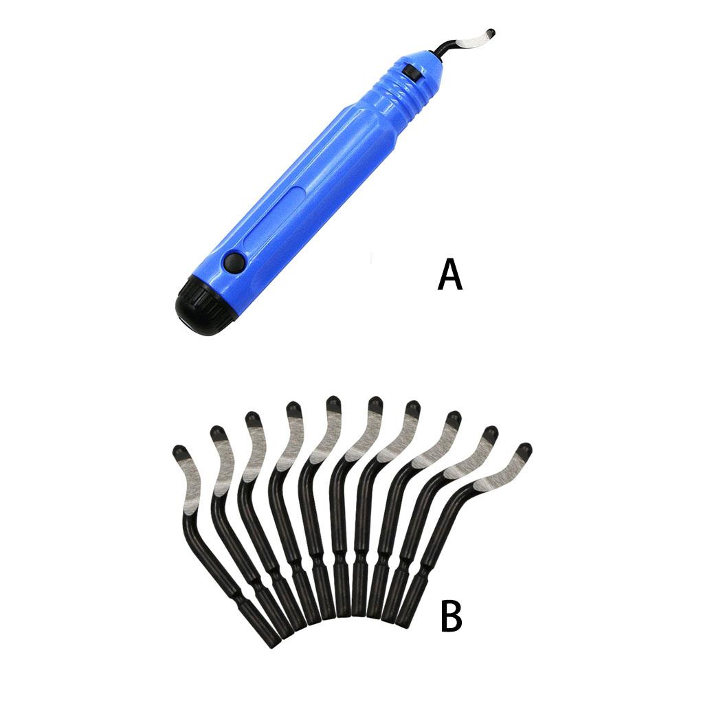 High Speeds Steel Burr Trimmer Portable Handheld DIY Nonslip Button Switch Furniture Scraper Trimming Tool Accessories