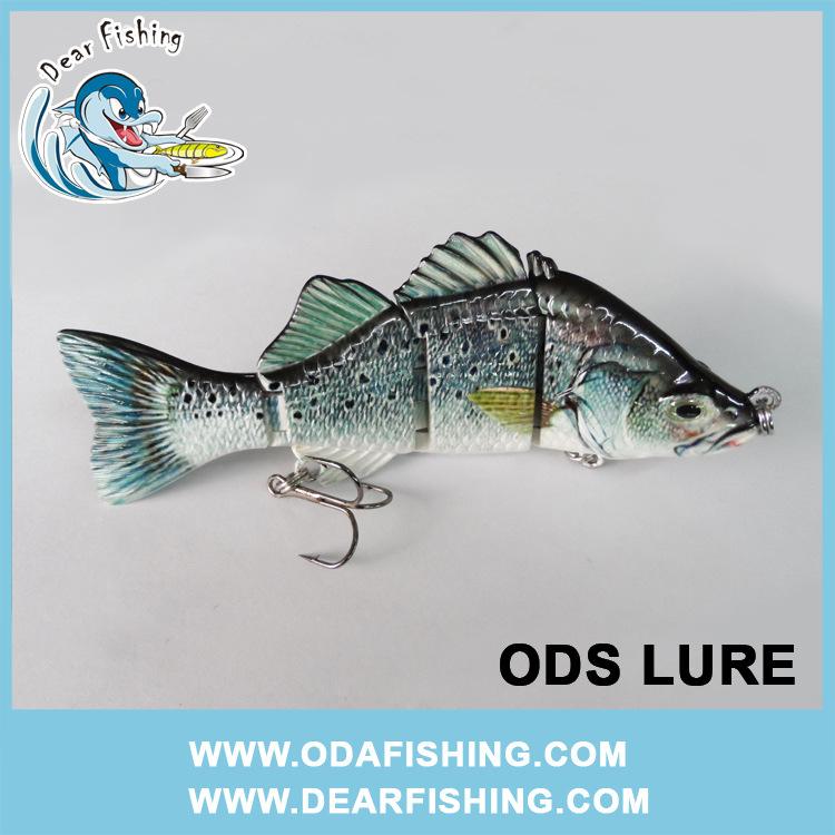 Luya Bait Multi-Section Fish 140Mm/43G Plastic 4-Section Bait Sea Fishing Luya Simulation Bait Hard Bait