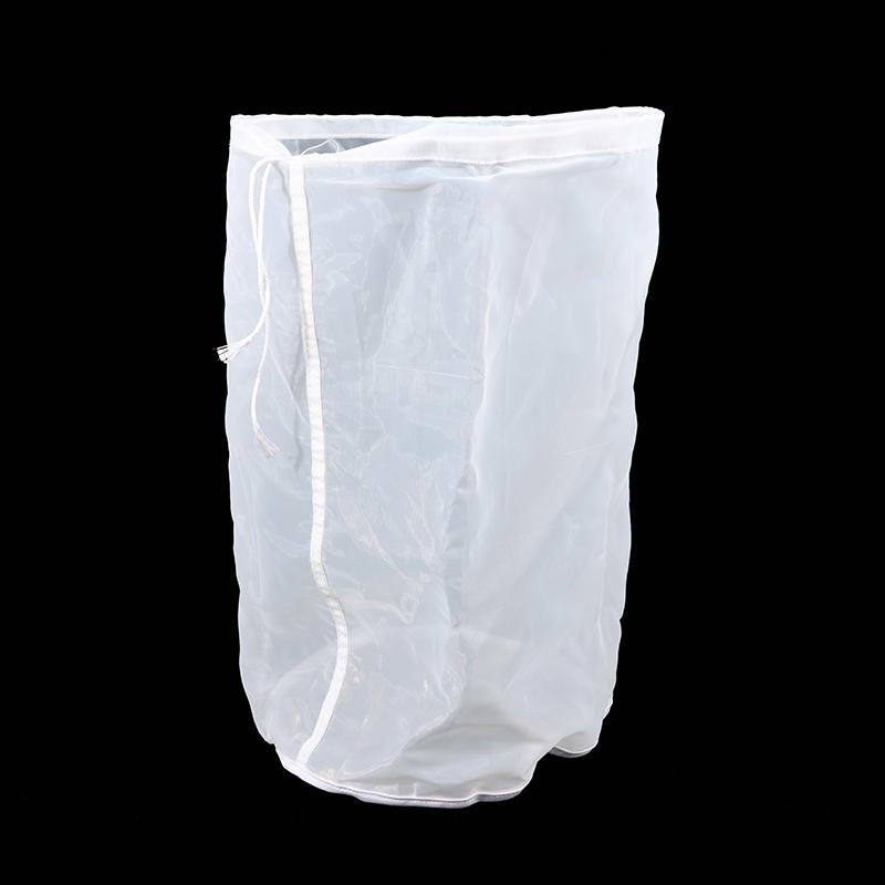 2 Sizes 100 Mesh Beer Nylon Strainer Filter Bag Reusable Mesh Net Strain For Milk Hops Tea Brewing Home Wine Making Bar Tool
