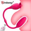 2 In 1 G-Spot Clitoral Tongue Licking Vibrator With Vibrating Egg Clitoris Stimulator Nipples Clit Sex Toys For Women Adults 18