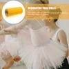1 Rolle Premium Polyester-Netz-Tüllband für Geschenkverpackung, Blumendekoration, Basteln, Hochzeitsfeier-Dekorationen, Tüll