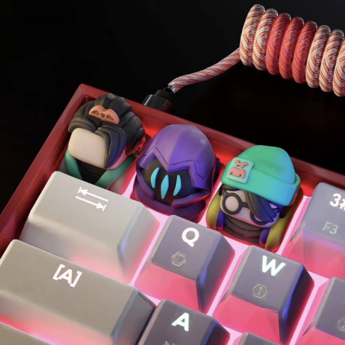 

Клавіатура Теплосублімація 3D 3D PBT Механічна клавіатура Клавіатура Спеціальна ігрова клавіша Клавіатура ручної роботи Перемикач Механічна клавіатура Клавіатура Мила гра Moe Goods