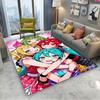 Alfombra 3D de Anime H-Hatsune V-Vocaloid Kawaii Girls para Decoración de Habitación Hogar Niños Regalo Puerta Alfombra para Zona Infantil Felpudo Antideslizante
