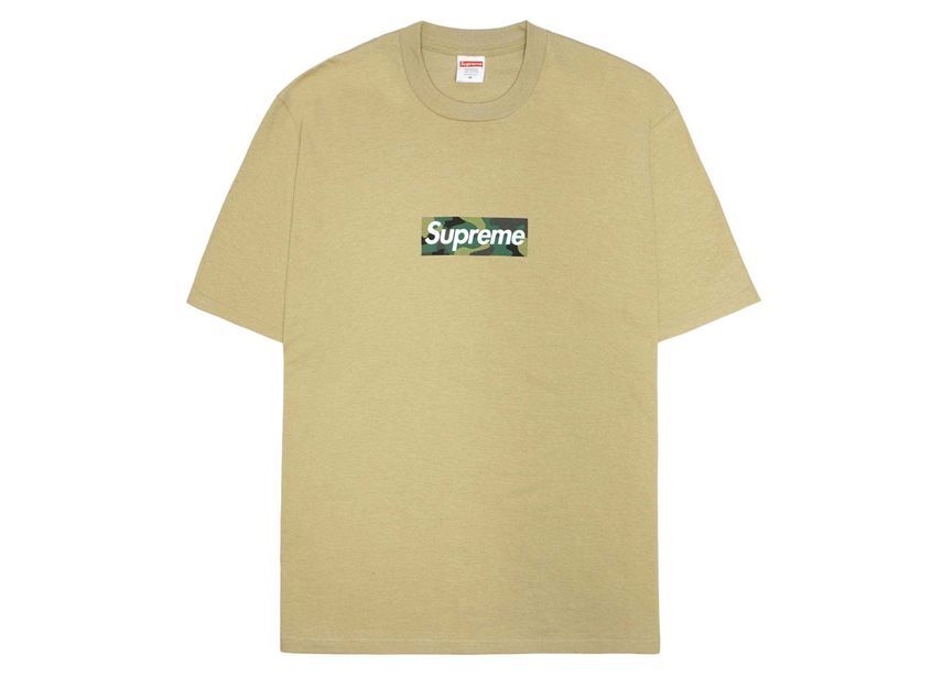 Supreme Box Logo Tee Khaki (23FW) S