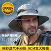 Leichter UV-Schutz Eimerhut Atmungsaktiver Angler-Sonnenhut für Sommer Outdoor Wandern UPF 50+