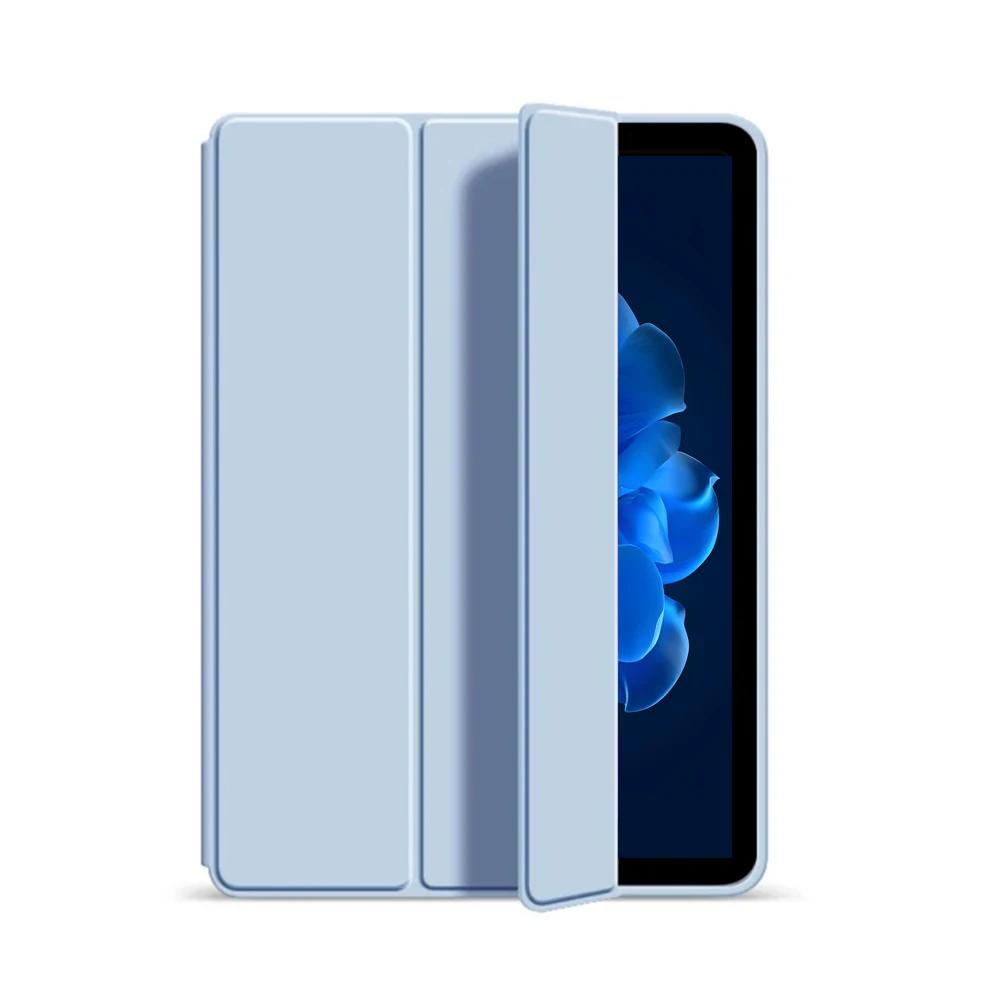 Für neues iPad A16 11. 10. Generation Leder Ständer Flip Smart Cover, Für iPad 10 11 10.9 '' Weiche Flüssigsilikon Hülle