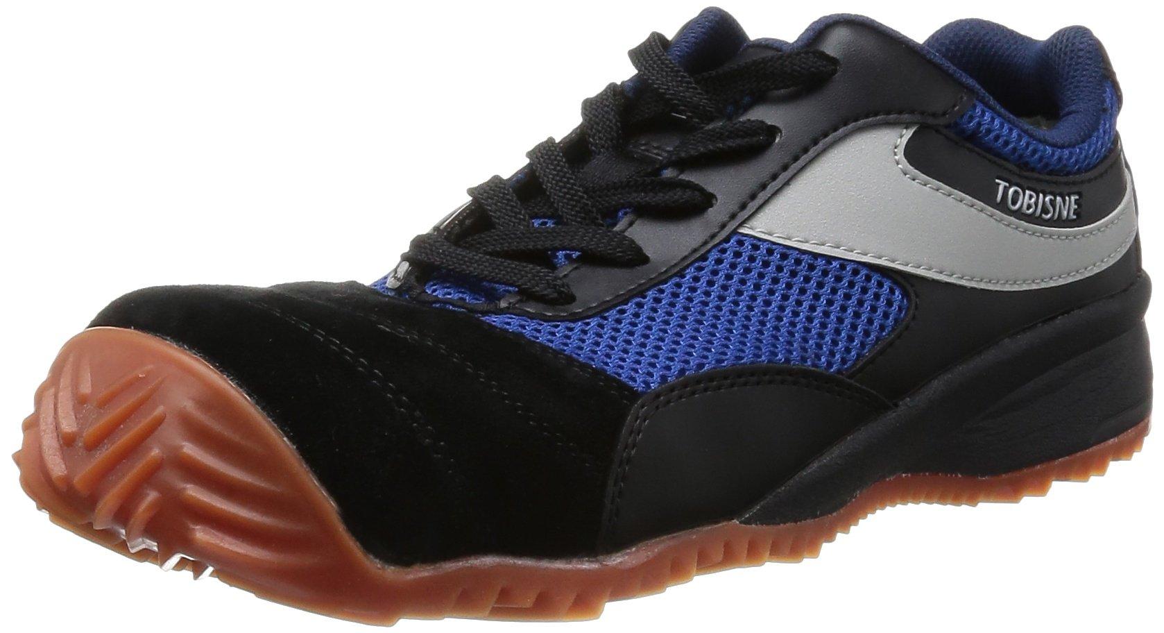 

Safety Work Shoes TS110 [Midori Anzen] Men s Black/Blue 24.5