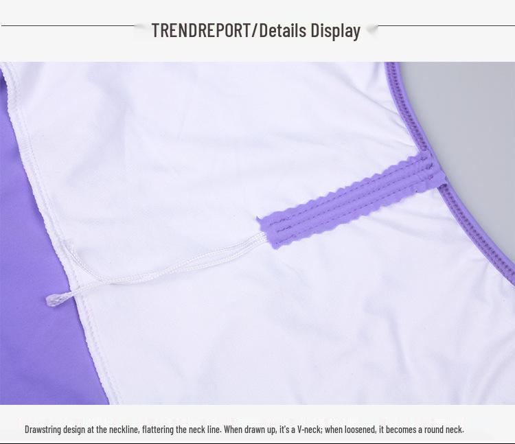 Damski bezrękawnik baletowy z krzyżującymi się plecami