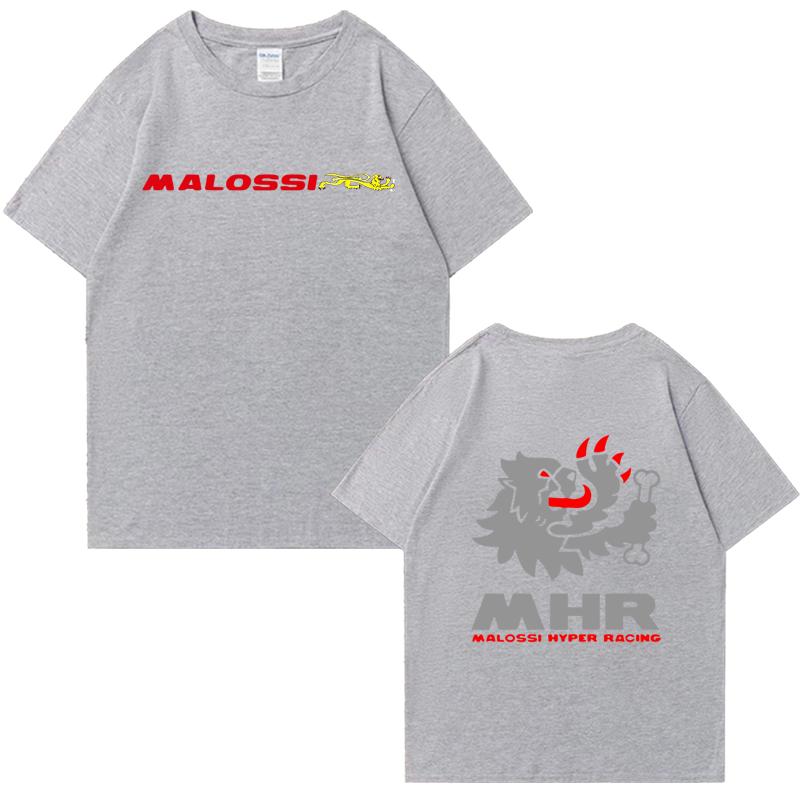 New in Malossi Theme Graphic short sleeve t-shirts vintage Hip Hop Y2k streetwear Unisex Oversized t-shirt Summer Print clothing