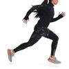 Under Armour RUN LAA T Shirts Women's Black Stand Collar Moderate Straight Fit Unisex 1379341-001