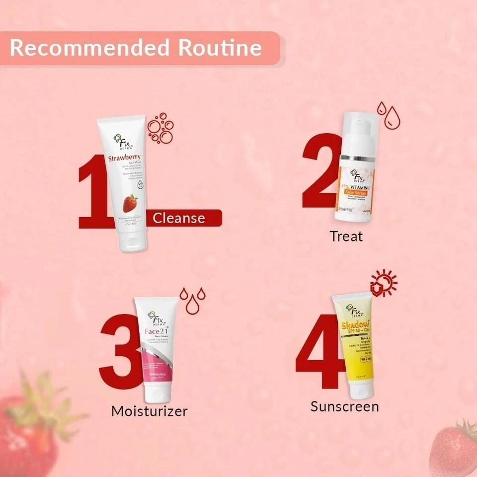 Fixderma Strawberry Face Wash (75 G)