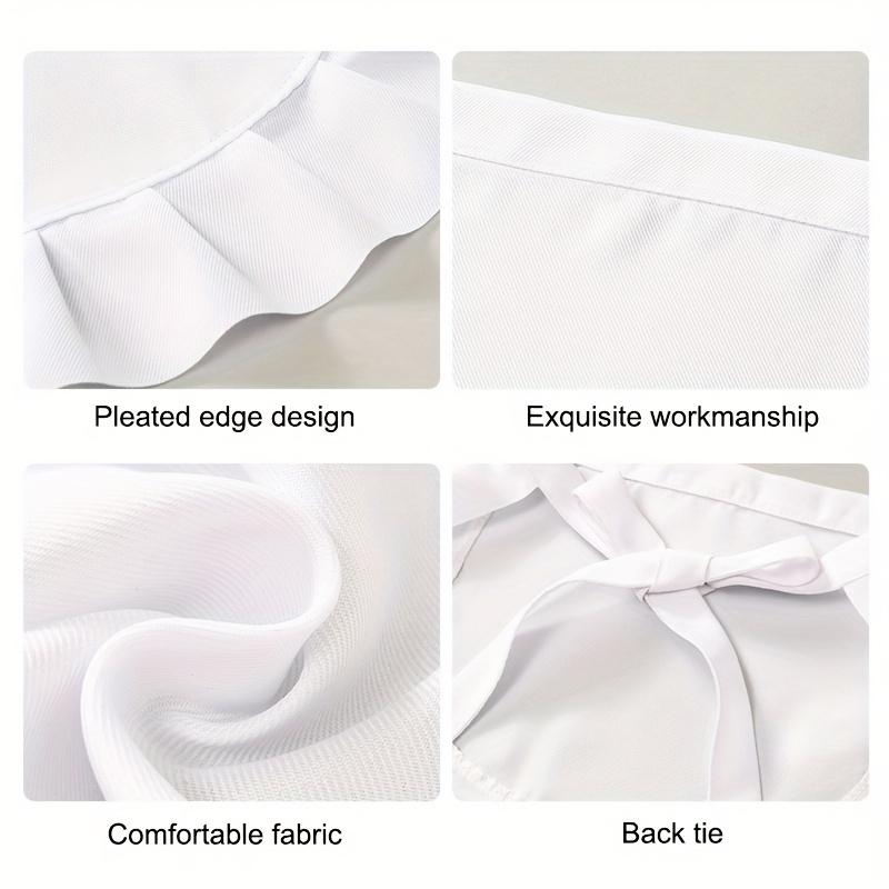 1pc, role play waist apron tights costume, kitchen party gift, solid color lace apron, waiter, couple dress up gift