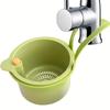 Hanging Water Drain Basket for Kitchen Sink Multi-functional Tool for Draining and Screening Ingredients