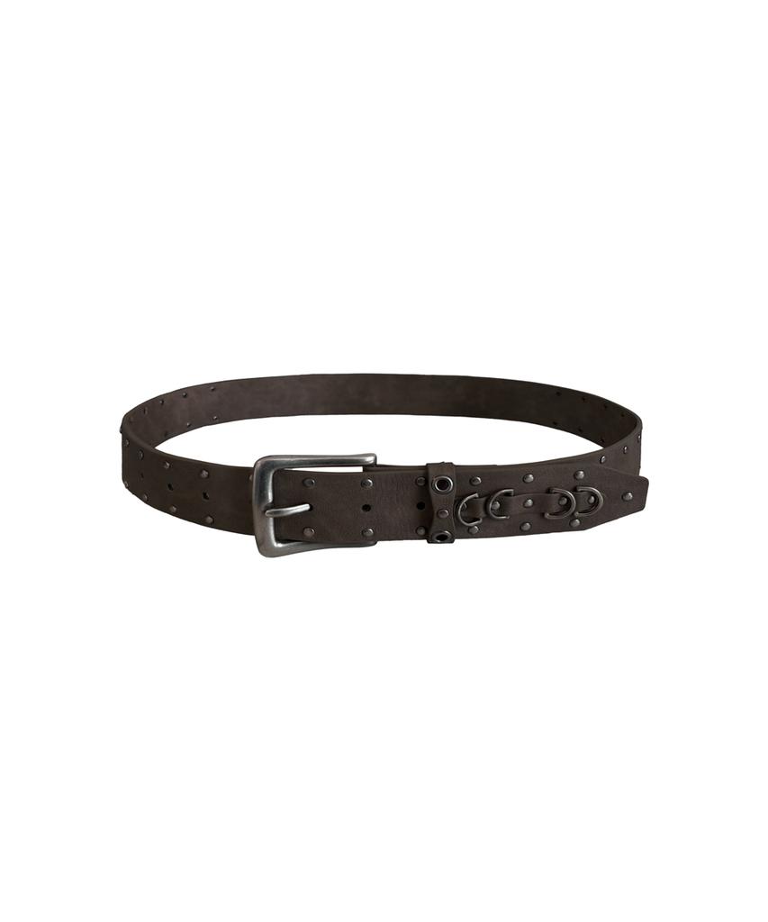 Pasion Sienna Stud Belt_ Brown