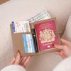 Card Holder Travel Wallet Ticket Holder Passport Clip Portable PU Passport Bag Men