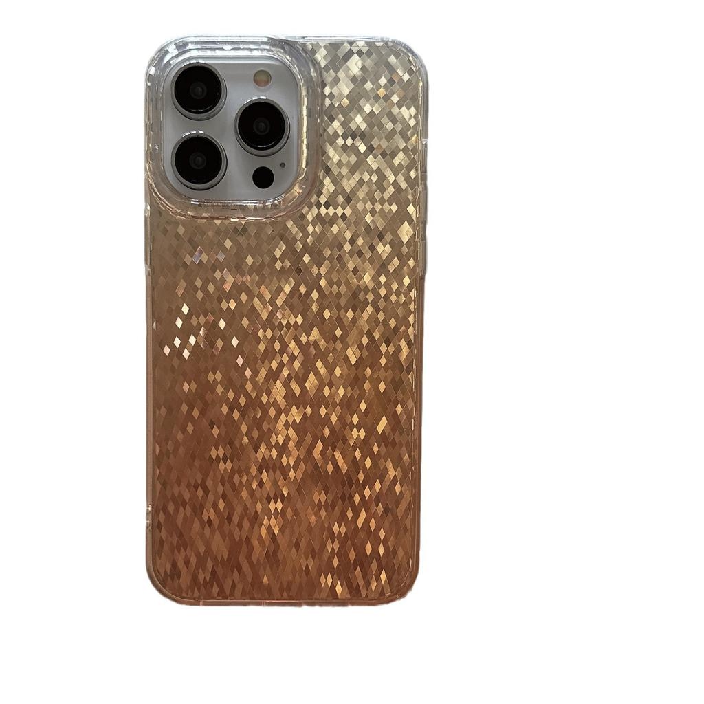 The Double-laminated Dynamic 16Promax Diamond Pattern Is Suitable for IPhone 15 Phone Cases and IPhone 14 with Crystal Bracelet