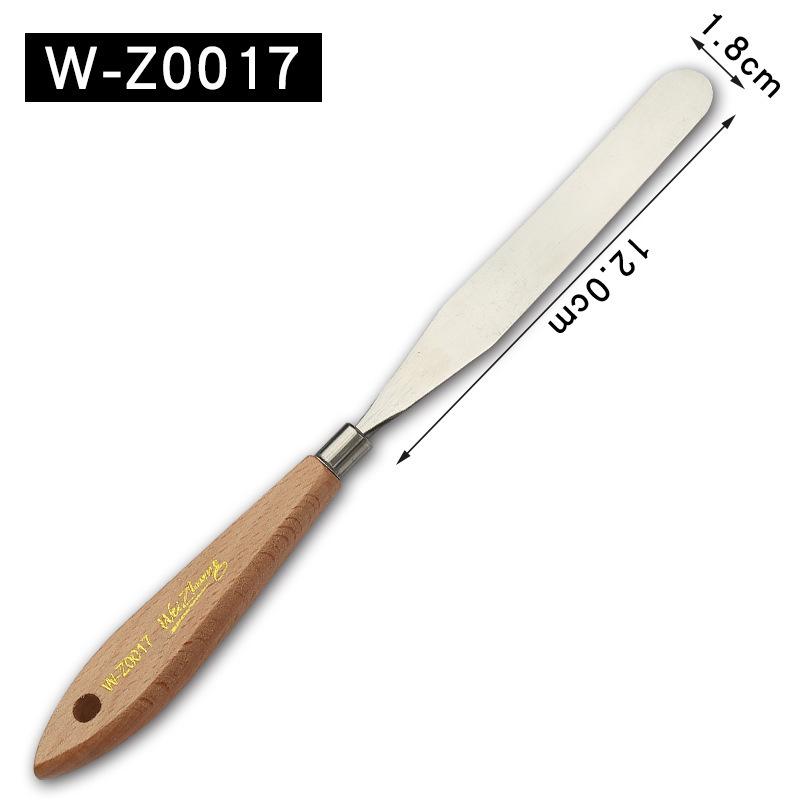 Stainless Steel Art Scraper Knife for Oil Painting and Gouache Pigment