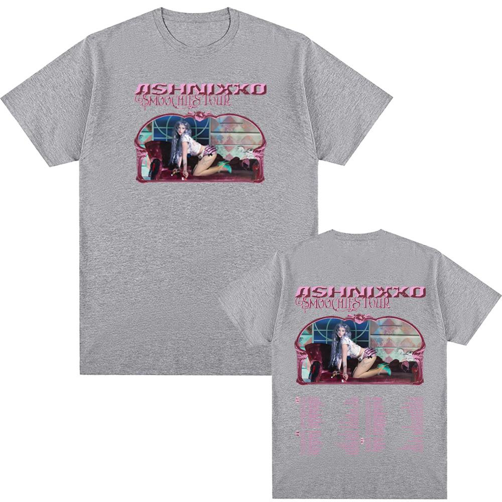 Suki Waterhouse Smooches Tour 2026T Shirt Short Sleeve 100%Cotton Summer Tee-shirt O-neck Clothing High Quality Tops