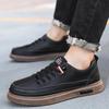 Mens Shoes Spring Autumn Fashion Brand Casual  Shoes British Style High End Soft Sole Leather Shoe Four Seasons Versatile Flats