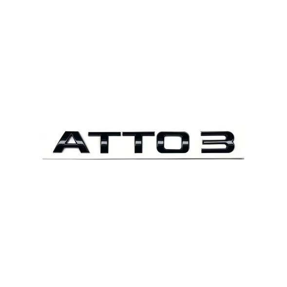3D ABS Chrome Black Logo BYD Emblem Letters Stiker Car Trunk Badge For BYD SEAL QIN HAN SONG Plus ATTO3 SEAL U Accessories