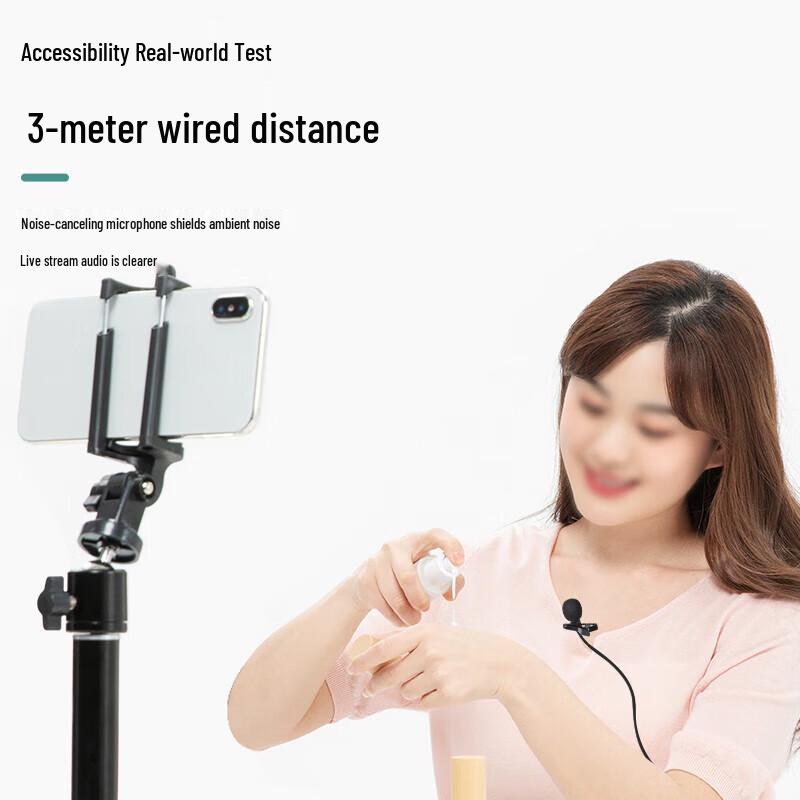 Soaiy WS10C Wired Lavalier Microphone