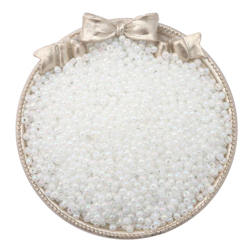 2/3mm Cream Cloud Symphony Czech Glass Seed Beads Jewelry Loose Beads For DIY Jewerly Craft Making Garment Sewing Beads Accessories