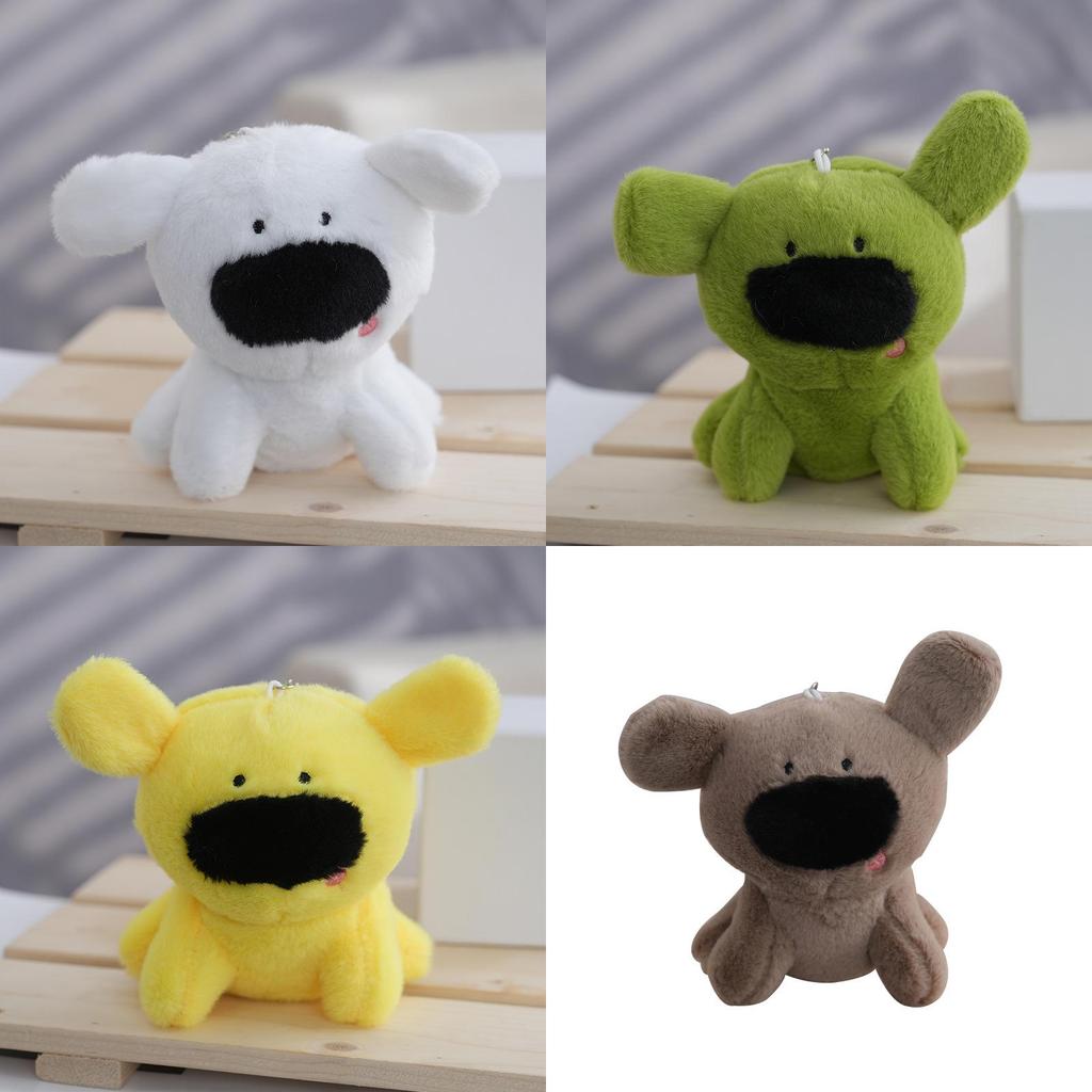 Adorable Plush Toy Black Nosed Dog Doll Soft Stuffed Animal Gift For Kids
