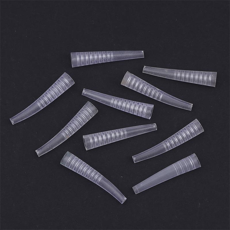 10/20 Peças Pinças para Cílios Capas de Silicone Proteção para Pontas de Pinças Estojo Protetor Evita Batidas Suprimentos e Acessórios para Extensão de Cílios