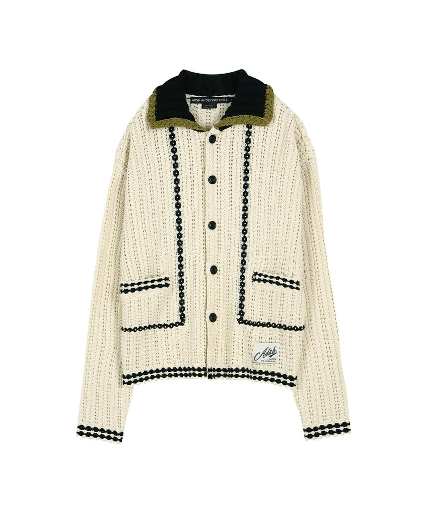 Adsb Andersson Bell Unisex New Fantasia Collar Cardigan Atb1414U(Ecru)