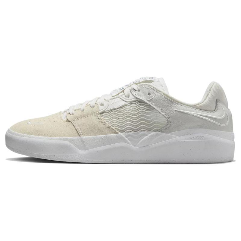 Nike Sb Ishod Wair Premium Warning Label Summit White Skateboard Shoes DQ4558-111