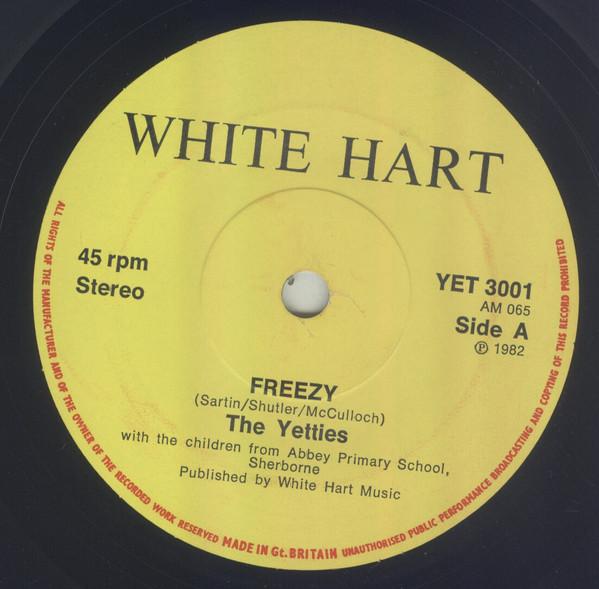 7inch Record YETTIES - Freezy / Beautiful Dorset YET3001 White Hart 1982 UK Country/Folk Used