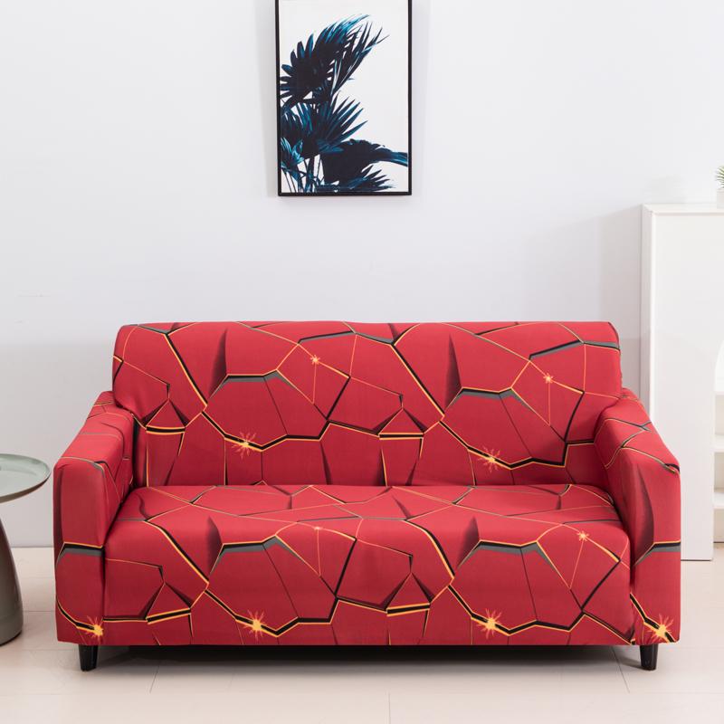Geblümter Sofabezug, passend für L-förmige, dehnbare, moderne Sessel und Sofas, Schutz für Wohnzimmermöbel, 1-, 2-, 3- und 4-Sitzer
