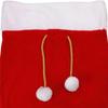 Large Santa Claus Gift Bag With Drawstring Velvet Xmas Present Sack For Toys Holiday Decor 1PC 