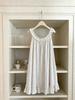 Bow print fungus edge suspender nightdress women's loose sweet loungewear