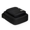 Men's Black Nylon Crossbody Bag Multi-Zipper Pockets for Daily Commute Work Travel Durable Lightweight Versatile Bag
