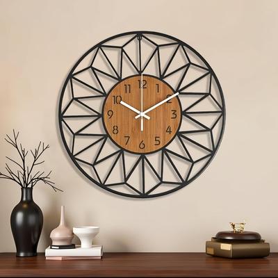 Fancy Metal Wall Clock for Home Decor – Stylish Living Room & Bedroom Watch, Designer Wallclock, Big Size Hanging Watch