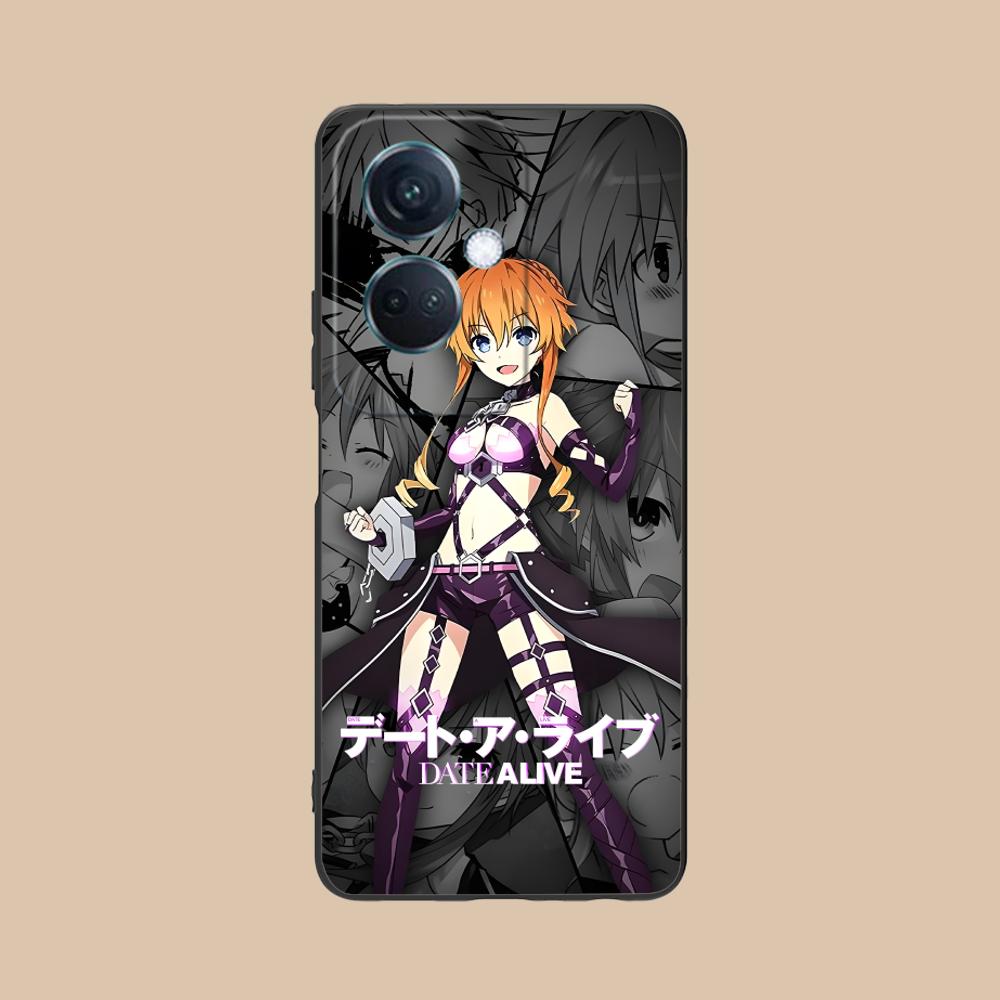 Date a Live Yamai Kaguya Matte TPU Mobile Phone Case for OPPO Reno 14 13 12 11 10 9 8 7 6 5 F T Pro 5G Colorful Printing Cover