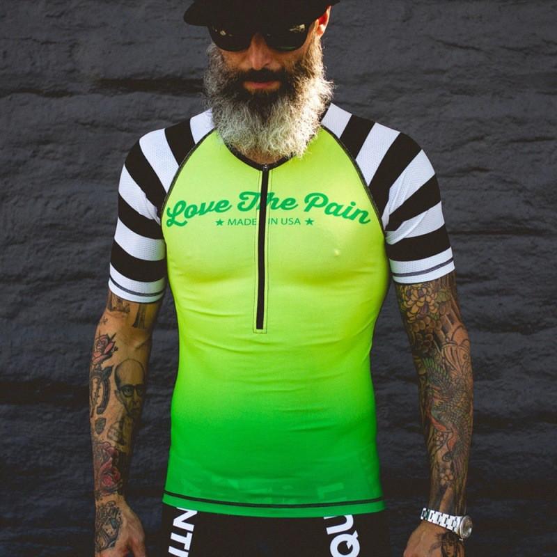 Mens Cycling Jersey Short Sleeve Quick Dry Breathable Performance Top Road Bike MTB Outdoor Ride