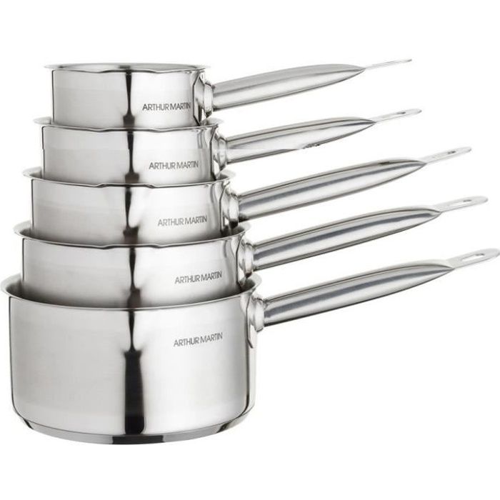 Arthur Martin Set De 5 Casseroles Inox - Image 6