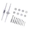 20Pcs Tap Die Set Tool Steel Car Repair Die Taps for Model Processing DIY Cast Iron Aluminum