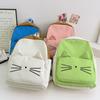 Cartoon Cat Kids Backpacks Kawaii Children's Handbags for Girls Boys Kindergarten Schoolbag Korean Toddler Travel Storage Bag
