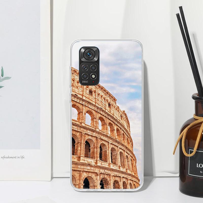 Roman Colosseum Phone Case For Xiaomi Redmi Note 15 13 14S 14 Pro Plus 12S 11S 10S 12 11E 10 11T Art Fundas Back Cover Redmi Not