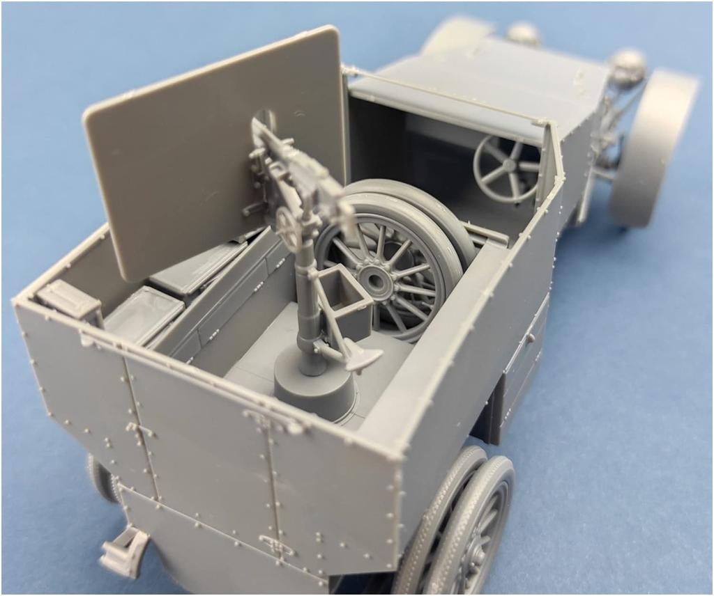 Copperstate Models 1/35 French 1914 Armored Car Type ED Plastic Model Kit COP35013 (Colored)