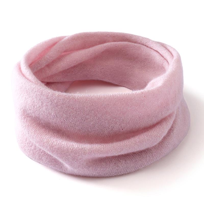 100% reiner Kaschmir, gebürstet, Unisex-Nackenschal: Vielseitiger, Modischer, Warmer und Schlichter Gestrickter Gamaschenschal.