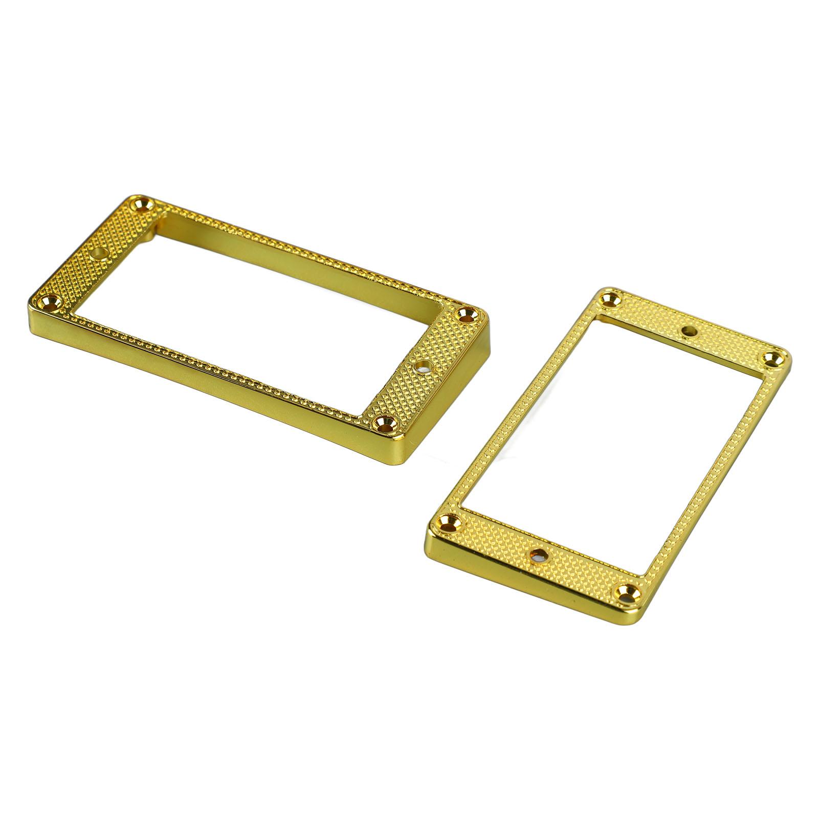 

2PCS рамка звукоснимателя для гитары металлическая бриджевая и грифовая крышка звукоснимателей рамка для музыкальных инструментов
